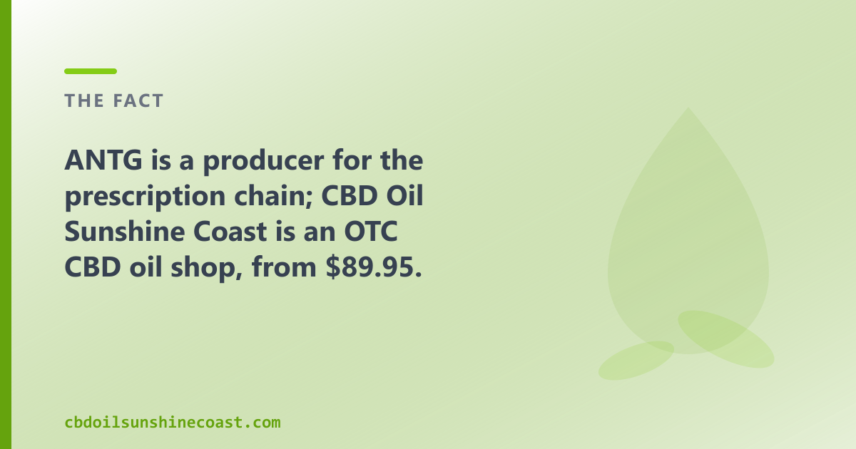 A licensed producer and an OTC shop are two different things, for different needs