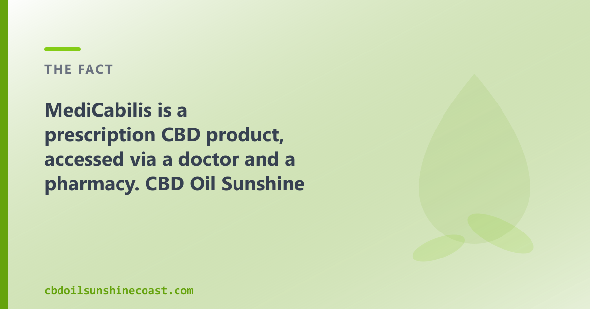 A prescription CBD product and an over-the-counter CBD oil shop are two different routes